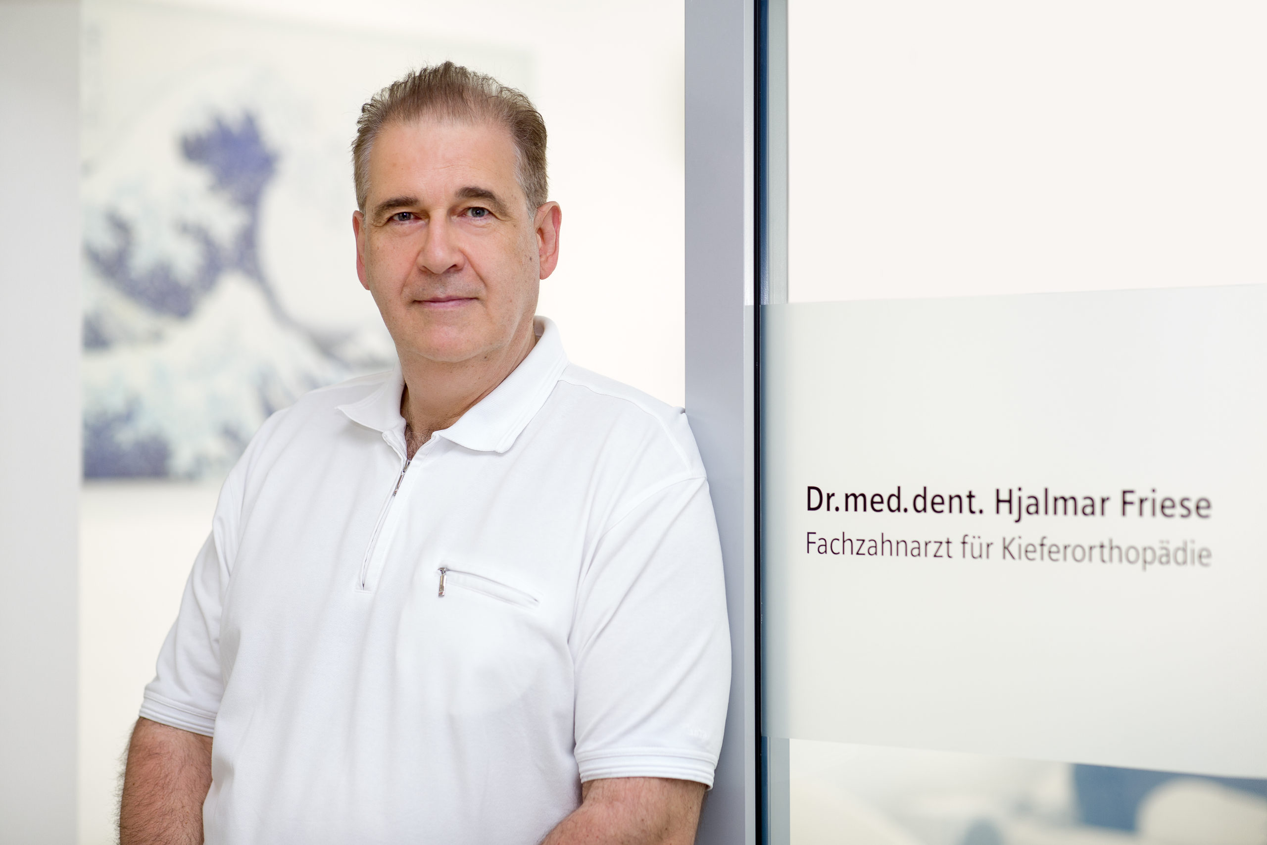 Porträt von Dr. med. dent. Hjalmar Friese.